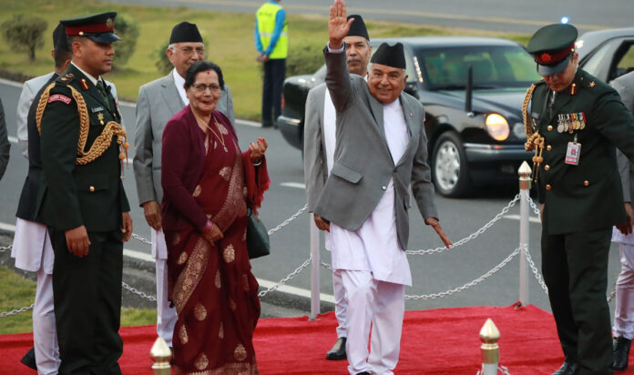 Ramchandra-poudel-and-wife